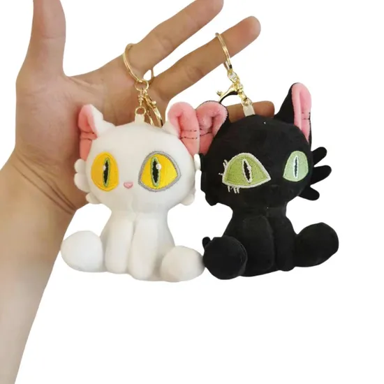 Wholesale Fun Gifting Plush Stuffed Anime Cute Adorable Cat Toy Keychain for Japan