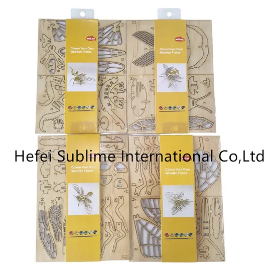 Wooden 3D Insects Puzzle, Bundle of Miniature Model Kit Insect Educational Toys for for Adults & Kids