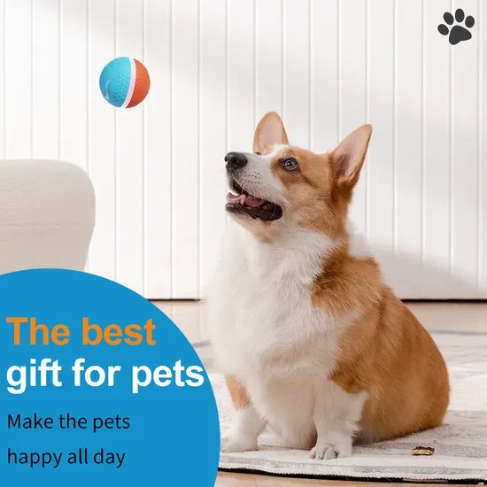 CE/FCC/RoHS Long Battery Life Pet Smart Ball Products Dog Toy