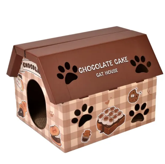 Bdl Pet Special Model Bed Cat Claw Board Toy Cat Corrugated Paper Foldable Bed