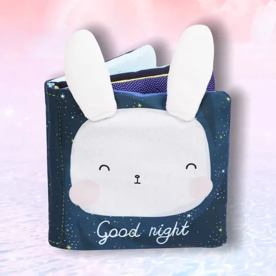 Cute Animal Ears Crinkle Soft Cloth Busy Book (CB11)