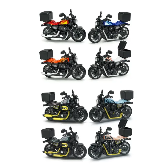 1: 36 Hot Sell Custom Die Cast Motorcycle Simulation Toy Baby Toy Educational Toy Juguete Mini Promotional Gift Alloy Diecast Car Metal Realistic Vehicle