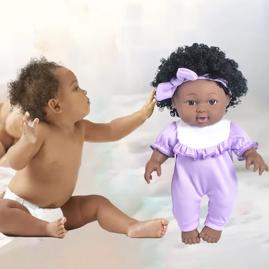 Wholesale Hot Sell 12 Inches Baby Doll Educational Cute Silicone Doll Children Kid Reborn New Doll with Environmental Protection Materials