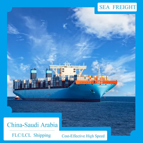 Sea Freight From China to Jeddah Riyadh Saudi Arabia Shipping Container LCL/FCL