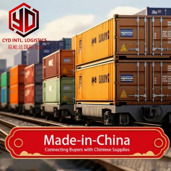 DDU DDP China Railway Express From China to UK Australia Amazon Fba Agent by Train Transportation