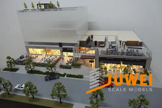 Plastic Scale Model Building Maker for Commercial Center Design (JW-45)