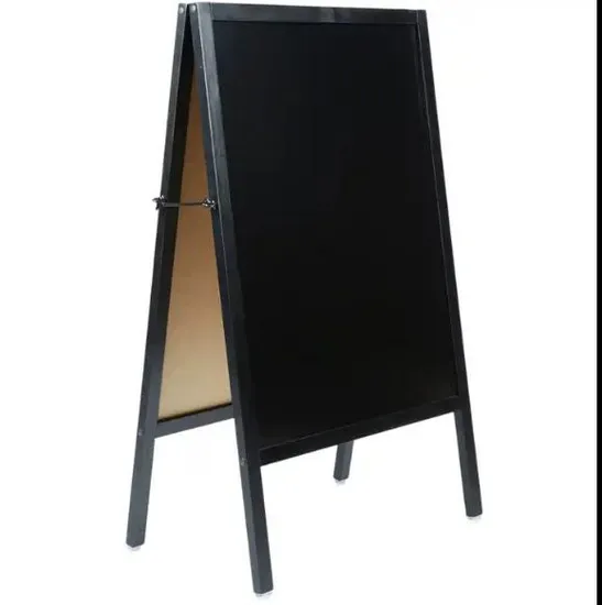Magnetic Wooden a-Frame Double-Sided Chalkboard Sign 25" X 42" for Restaurant, Bar