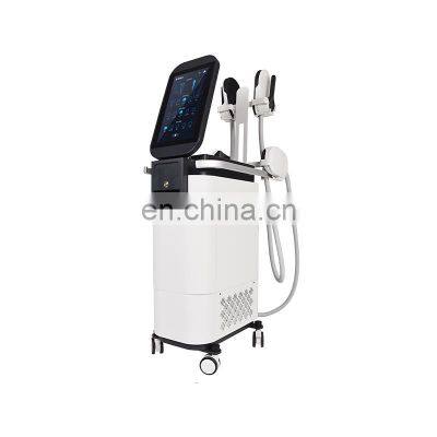 4 handles EMs RF body shape slimming system machine for salon