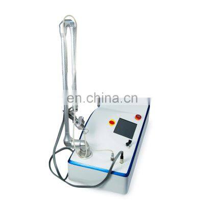 Newest Portable Powerful Co2 Fractional Laser Scar Removal Beauty Equipment for Sale Glass Tube English Air + Water Cooling 40W