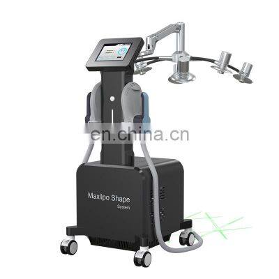 China Supplier 532nm wavelength 6D Laser EMS Body Shape Slimming Machine Red/Green Light