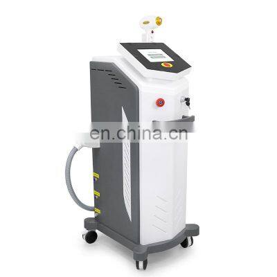 Vertical easy use beauty device permanently diode laser hair removal for salon