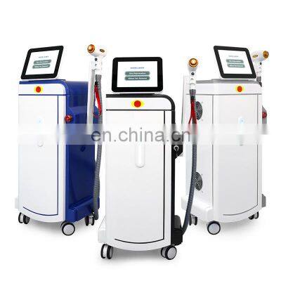 Three Triple Wavelength Diode Laser Hair Removal Machine for Sale 755 808 1064 nm Hair Remove