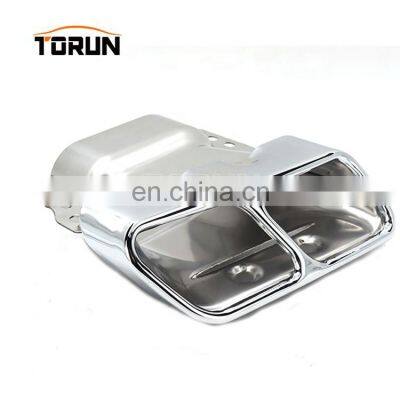 Hot sale high quality Universal tail carbon fiber exhaust pipe cover for mercedes benz A45 AMG W176 X156