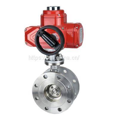 Electric stainless steel butterfly valve