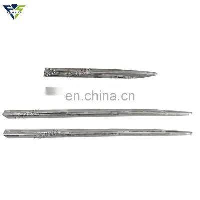 Door Side Moulding Plate 4X4 Car chrome door trim 3M Plastic For LX570 2016+