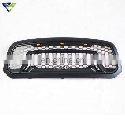 Dodge 2013-2018 ABS replacement Grille for RAM 1500 Front Mesh Grille with LED lights Rebel Style