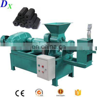 Screw press stick shape bbq Charcoal powder briquette machine seller