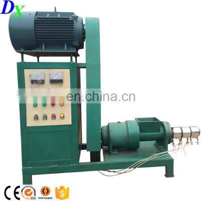Wood working sawdust rice husk Screw press briquetting machine