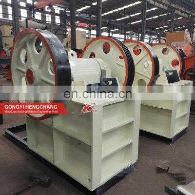 Underground mine pe 200*300 jaw crusher model 200*350 construction equipment hand operate fixed chrome steel jaw crusher liner