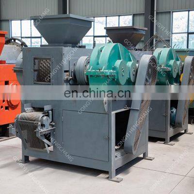 Good Quality 0.5-20t/Hour Industrial Use Ore Powder Metal BBQ Coal Pillow Shape Small Charcoal Briquette Making Machine For Sale