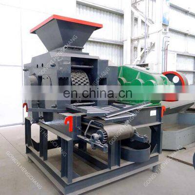 Good quality small mini diesel engine 0.5-20t/Hour oval egg pillow shape iron powder press charcoal making machine uganda