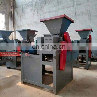 Cost Roller Press Coal and Small Charcoal Briquette Making Manual Machine Iron Ore Briquette Production Line Machine Price List