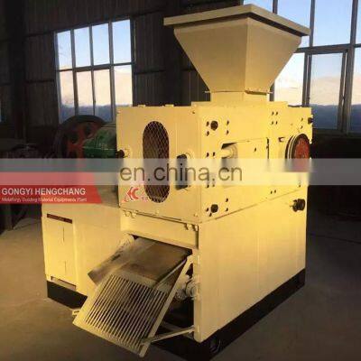 BBQ Coal Charcoal Powder Briquette Making Press Diesel Engine Machine Small Ball Pillow Shape Charcoal Briquette Making Machine
