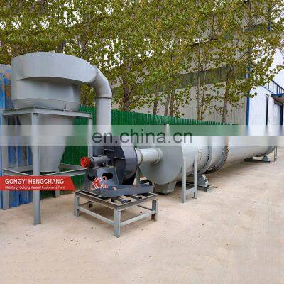 China Factory Industrial Drier Machine Capacity 10 ton Rotary Drum Dryer Equipment Silica Sand Dryer Price