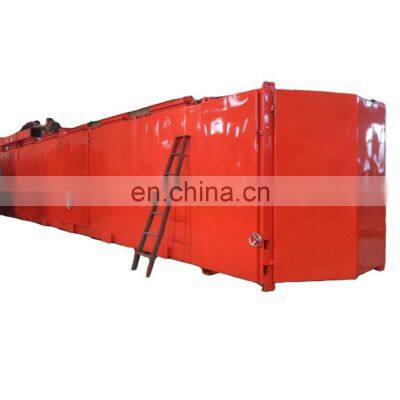 Continuous mesh band dryer briquette dryer