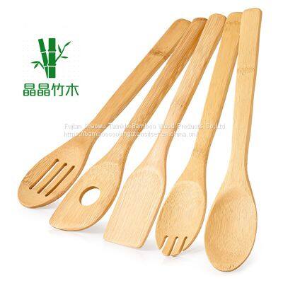 Bamboo cooking utensil set from China Manufacturer Twinkle bamboo wooden cook tool wholesale