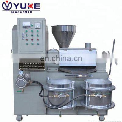 Excellent goods flax seed cold oil press machine/sunflower seeds oil extract machine/soybean oil making machine