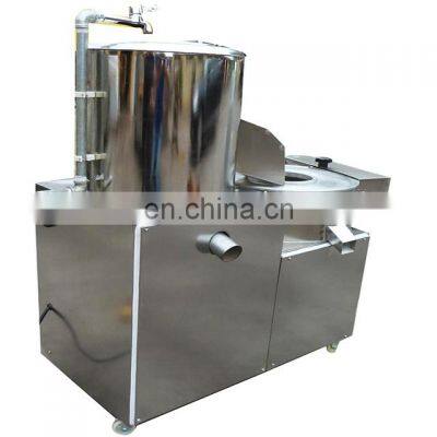 automatic potato cleaning and peeling machine/sweet potato washing and peeling machine