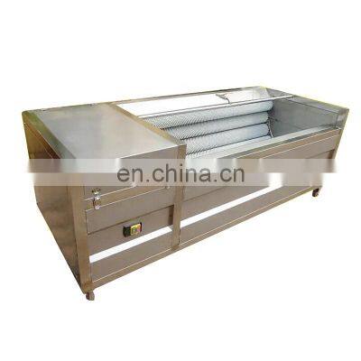 Big capacity brush washing machine potato carrot ginger peeling machine