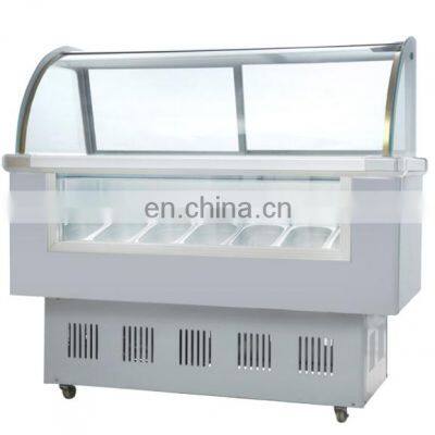 Quality direct cooling system commercial display cake refrigerator showcase display cake refrigerator showcase
