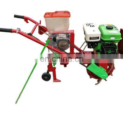 Hot Sale Hand push corn planter machine/corn seeder machine with diesel engine