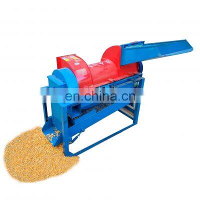 Multi function corn husk peeling thresher for exlectric or for tractor