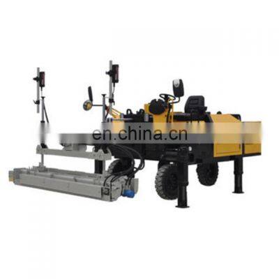 Boom type concrete laser screed