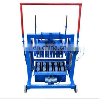 Hot sale manual small diesel Vibrating soil hollow cement Laying Block concrete brick Making Machine