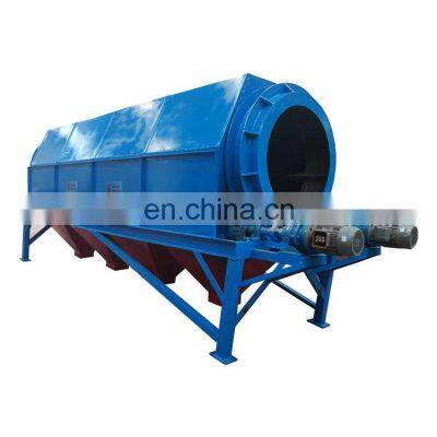 Small mixed waste trommel screen for waste sorting recycling plant