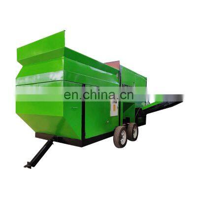 China rotary soil screener trommel sieve for compost screening plant mobile trommel screen portable trommel screen