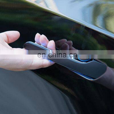 Automobile automatic door openers handles lights auto present door handle for tesla model 3 y Car