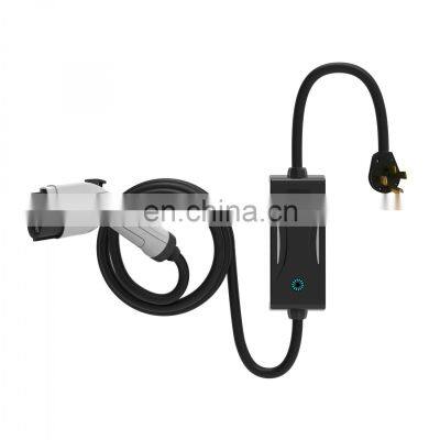 16A 32A 3.5Kw 7Kw Portable Ev Charging Gun Pile Fast Home Electric Vehicle Charging Station Type 2 EV Car Charger