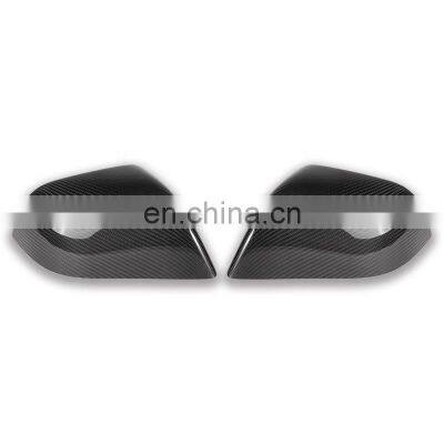 Hansshow Autoclave Dry Carbon Fiber Side Mirror Caps Cover For Tesla Model Y 2017-2022