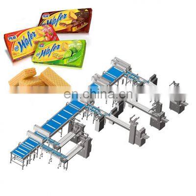 Shanghai factory price for sachet wafer biscuit packaging machine/food horizontal forming filling sealing machine