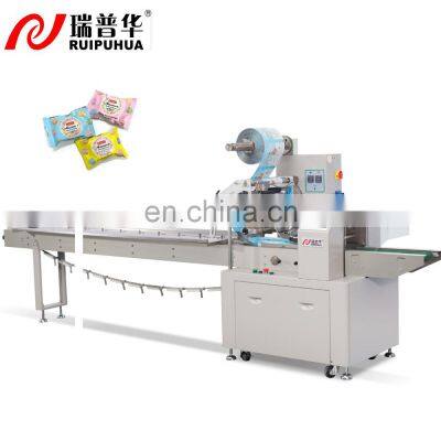 Automatic food / chocolate / soap plastic bag flow pillow packing machine horizontal packaging machine