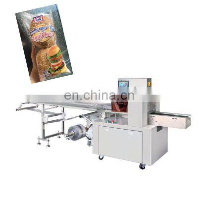 Bread, Hamburger, Cake, Biscuit, Automatic Multifunction Food Plastic Bag Gas Flush Flow Packing Machine