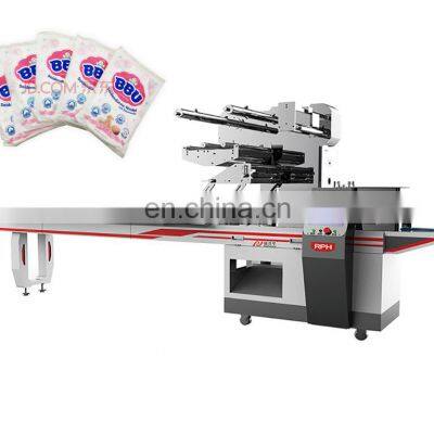 Full Automatic Baby/adult Diaper Horizontal Packing Machine Diaper with Plastic Bag Automatic Forming Filling Sealing Pillow Bag