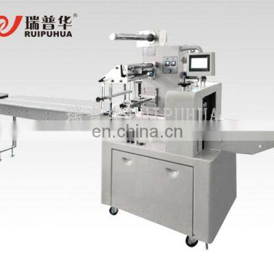 3 Side Seal Pillow Bag Horizontal Flow Wrapper Pillow Packing Machine Automatic Bag Forming Filling Sealing Machine Hot Sealing