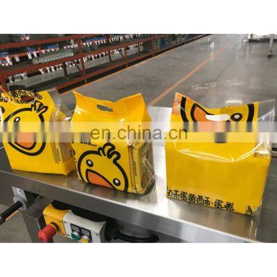 Food automatic plastic bag multipack secondary packaging horizontal pillow packing machine