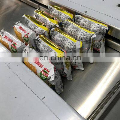 Chips cake biscuit multipack secondary package system plastic bag pouch HFFS food automatic packaging machine